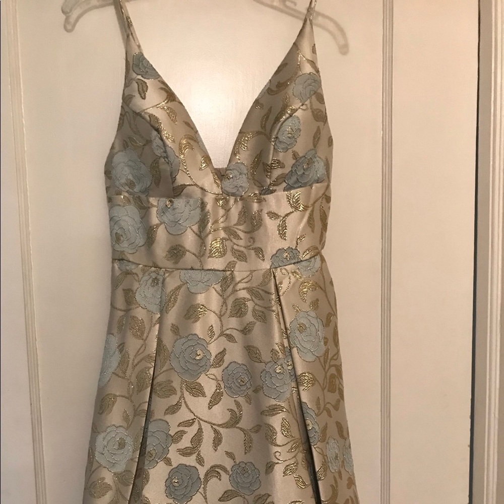 Gold Homecoming Dress